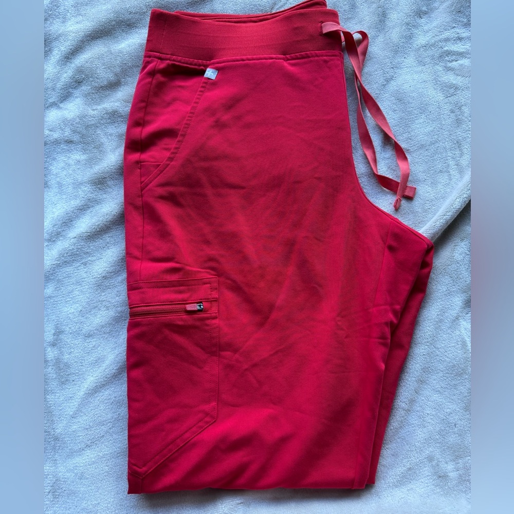 Figs Pop Red Zamora Joggers